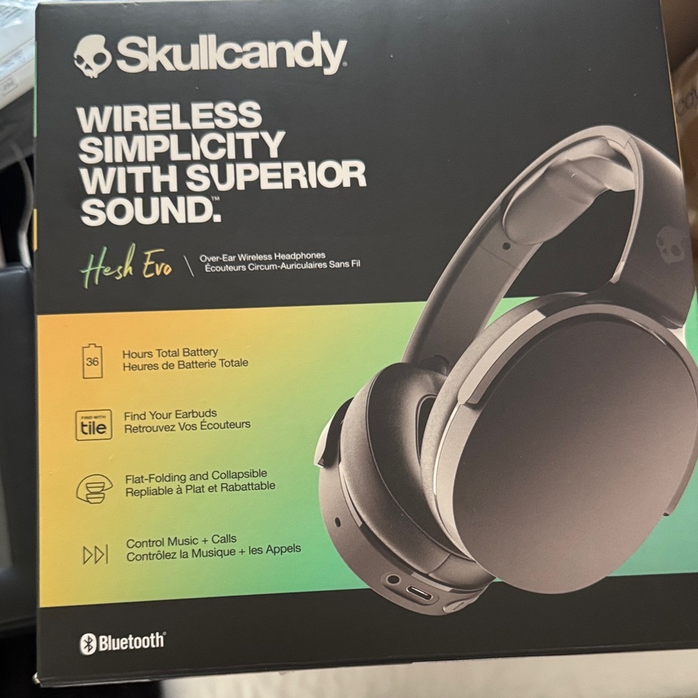 Skullcandy Hesh Evo Over-Ear Headphones - Black